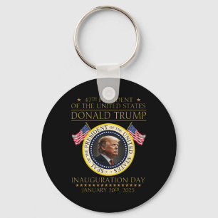 President Donald Trump Inauguration Day 2025 Memor Nyckelring