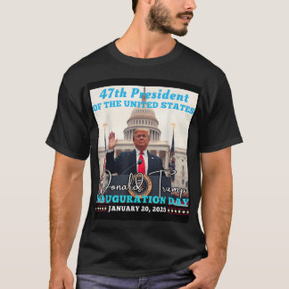 President Donald Trump Inauguration Day 2025 Memor T Shirt