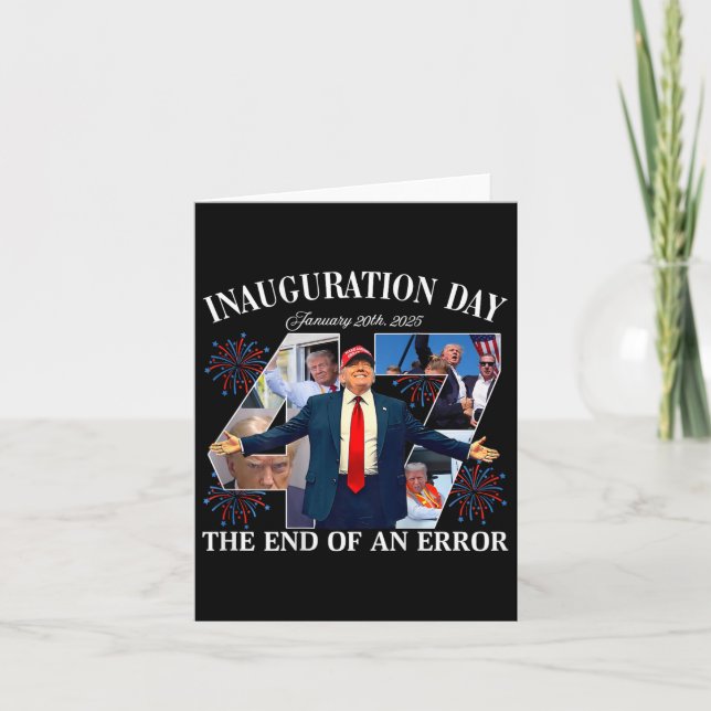 President Donald Trump Inauguration Day 2025 (om B Kort (Framsida)