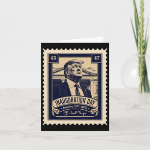 President Donald Trump Inauguration Day 2025 Posta Kort