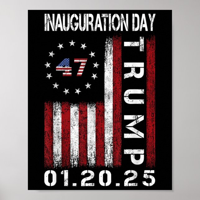 President Donald Trump Inauguration Day 2025 Poster (Framsidan)