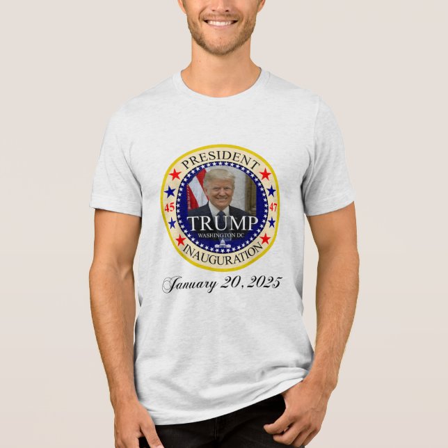 President Donald Trump Inauguration Day 2025 T Shirt (Framsida)