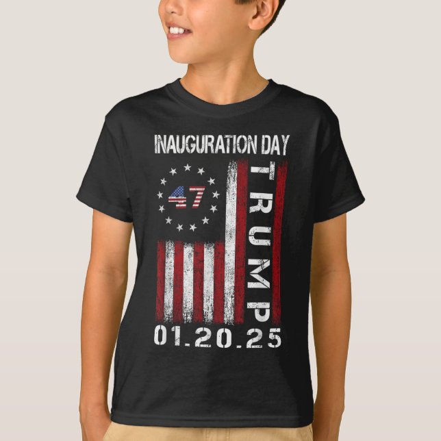 President Donald Trump Inauguration Day 2025 T Shirt (Framsida)