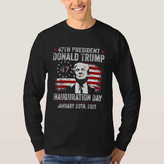 President Donald Trump Inauguration Day 2025 T Shirt (Framsida)
