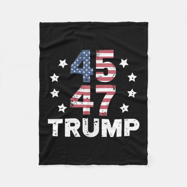 President Donald Trump Inauguration Day 2025 US Fleecefilt (Framsidan)