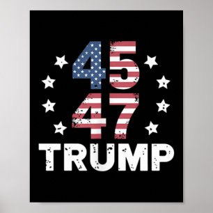 President Donald Trump Inauguration Day 2025 US Poster