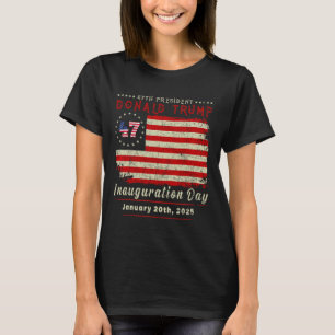 President Donald Trump Inauguration Day 2025 Vinta T Shirt