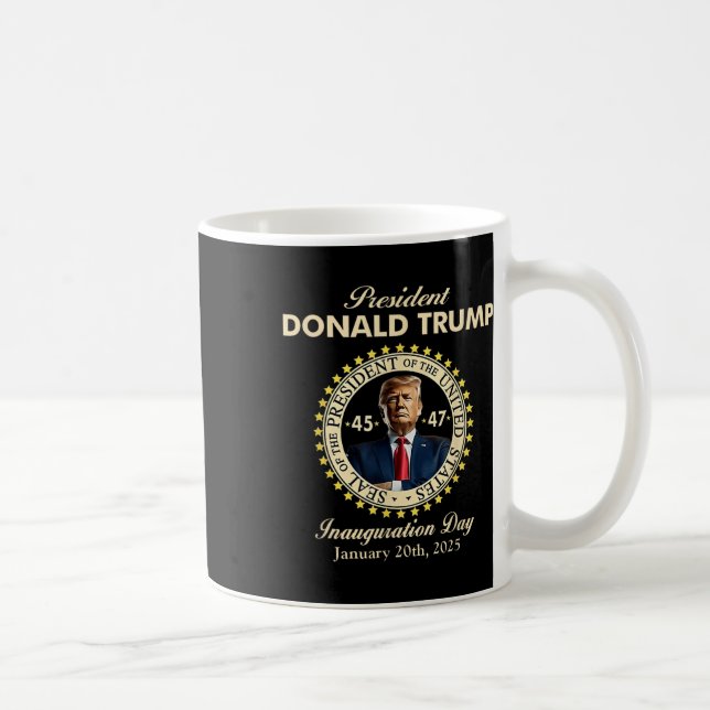 President Donald Trump Inauguration Day 20 januari Kaffemugg (Höger)