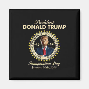 President Donald Trump Inauguration Day 20 januari Magnet