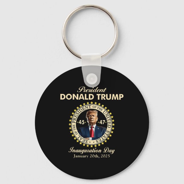 President Donald Trump Inauguration Day 20 januari Nyckelring (Framsida)
