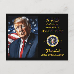 President Donald Trump Inauguration Watch Party Inbjudan Vykort