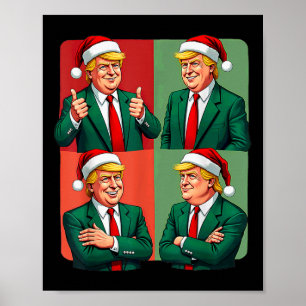 President Donald Trump Instruction 2025 Retro Chr Poster