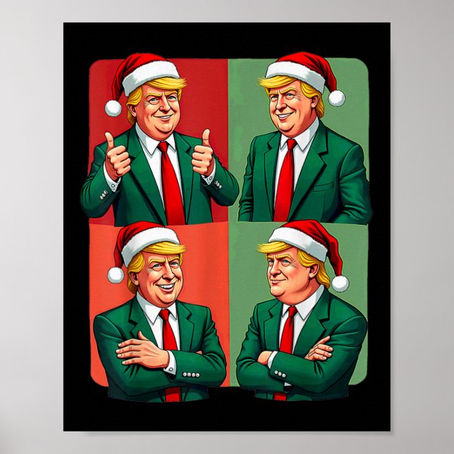 President Donald Trump Instruction 2025 Retro Chr Poster (Framsidan)