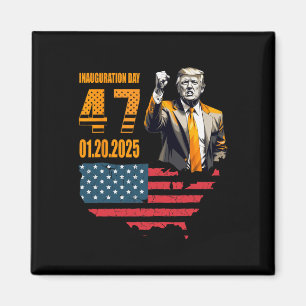 President Donald Trump invigning dag 2025 1 Magnet