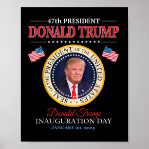 President Donald Trump invigning dag 2025 Minne Poster