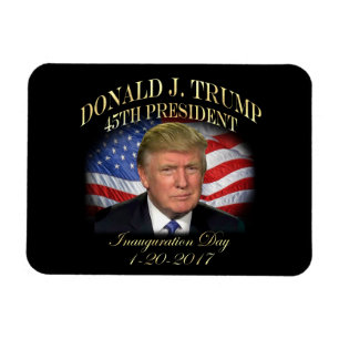 President Donald Trump Invigning minnesstund Magnet
