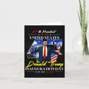President Donald Trump invigningens dag 2025 47:e Kort