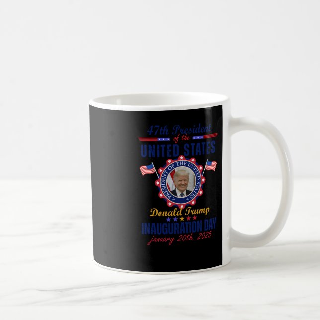 President Donald Trump Invigningsdagen 2025 i FN Kaffemugg (Höger)