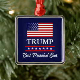 PRESIDENT DONALD TRUMP JULGRANESPRYDNAD JULGRANSPRYDNAD METALL