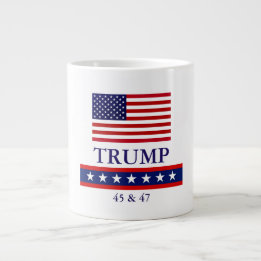 PRESIDENT DONALD TRUMP JUMBO KAFFEKOPP MUGG