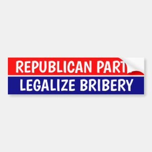 PRESIDENT DONALD TRUMP JUST-ICE Bumper Sticker Bildekal