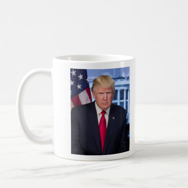 President Donald Trump Kaffemugg (Vänster)