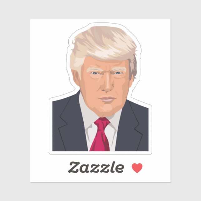President Donald Trump Klistermärken (Ark)
