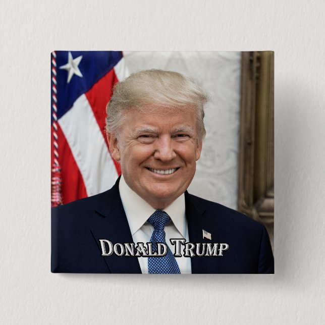 President Donald Trump Knapp (Framsida)