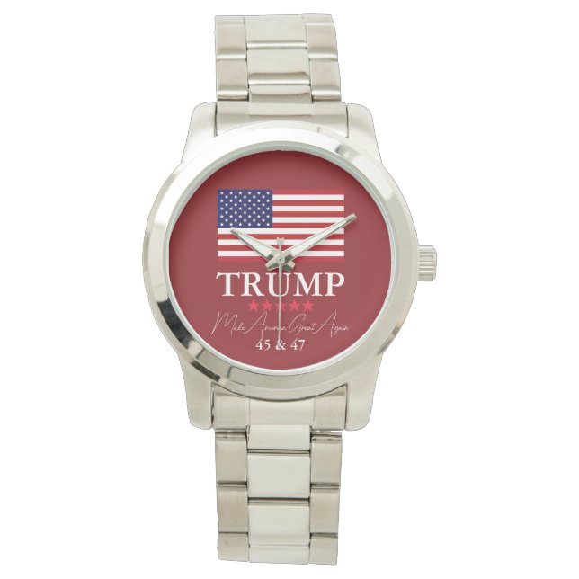 PRESIDENT DONALD TRUMP KVINNORS UR ARMBANDSUR (Framsida)