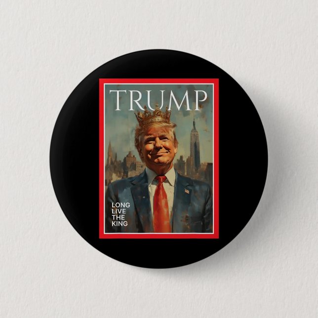 President Donald Trump Leve Kungen  Knapp (Framsida)