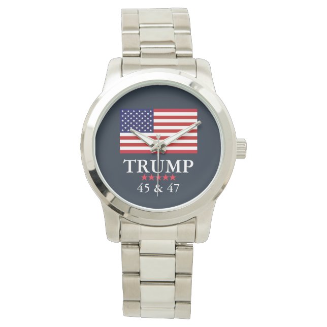 PRESIDENT DONALD TRUMP MANAR WATCH ARMBANDSUR (Framsida)