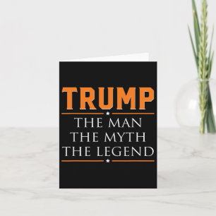 President Donald Trump mannen myth the legend Kort