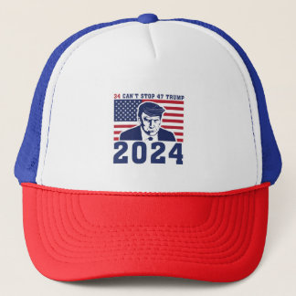President Donald Trump Mugshot Hat 2024 - MAGA Keps