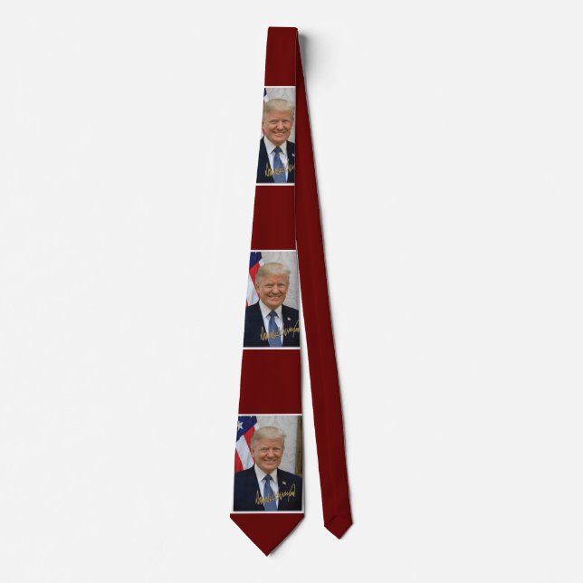 PRESIDENT DONALD TRUMP NECK TIE SLIPS (Framsida)
