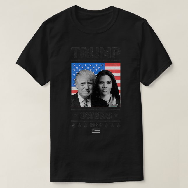 President Donald Trump och Vice President Candace  T Shirt (Design framsida)
