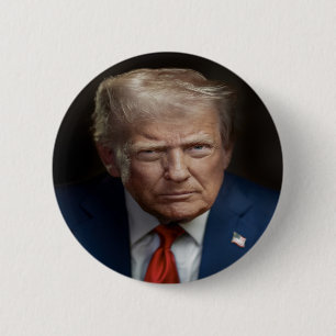 President Donald Trump Officiell Porträtt Knapp