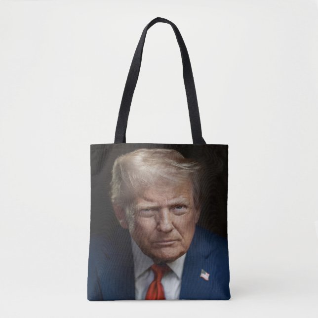 President Donald Trump Officiell Porträtt Tygkasse (Framsida)