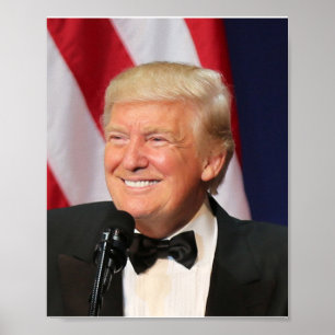 President Donald Trump på hans invigning Poster