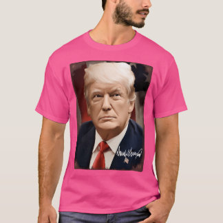 President Donald Trump Painting - Vintage Rustic T Shirt