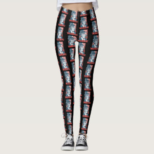 President Donald Trump patriotiska Murica Leggings