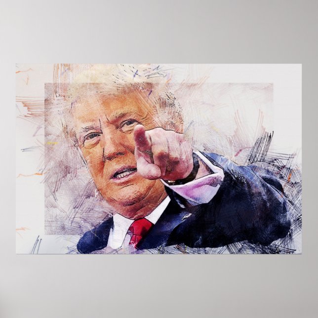 President Donald Trump Poster (Framsidan)