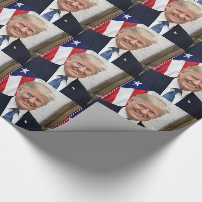 President Donald Trump Presentpapper (Hörn)