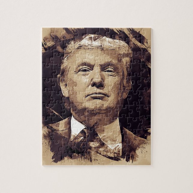 President Donald Trump Pussel (Vertikal)