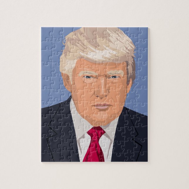 President Donald Trump Pussel (Vertikal)