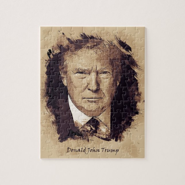 President Donald Trump Pussel (Vertikal)
