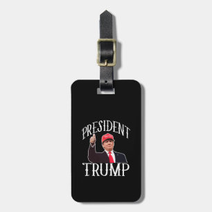 President Donald Trump Red Hat Thumbs Bagagebricka
