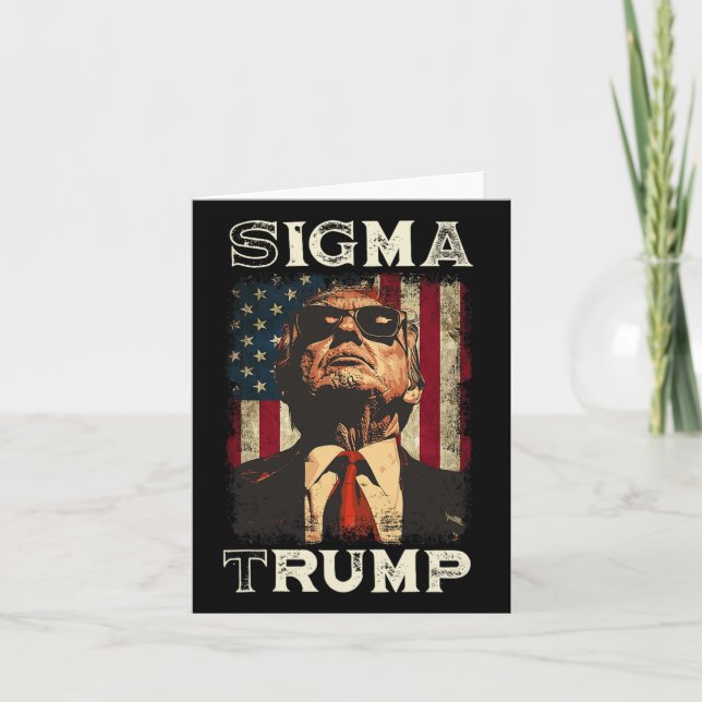 President Donald Trump - Sigma Trump Kort (Framsida)