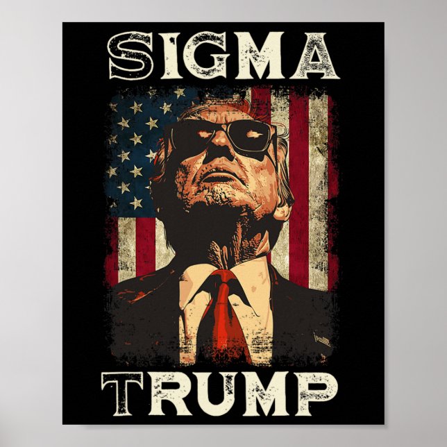 President Donald Trump - Sigma Trump Poster (Framsidan)