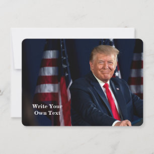 President Donald Trump - Skriva din egen text