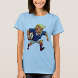 President Donald Trump spelar rugby T Shirt